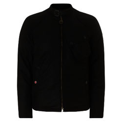 Barbour International Legion Bonner Wax Jacket, Black